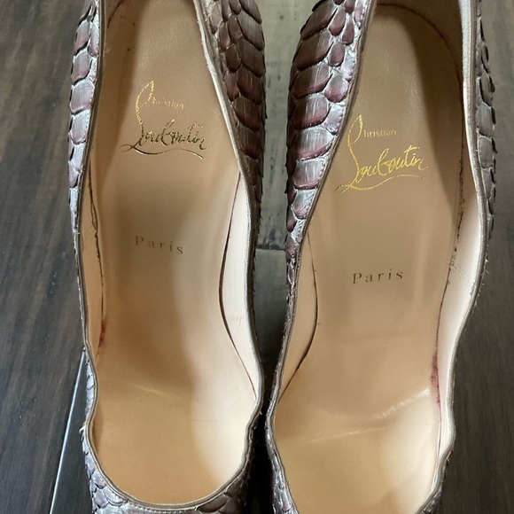 Christian Louboutin Python So Kate 120 Pumps Size 41 US 11 - Picture 5 of 8